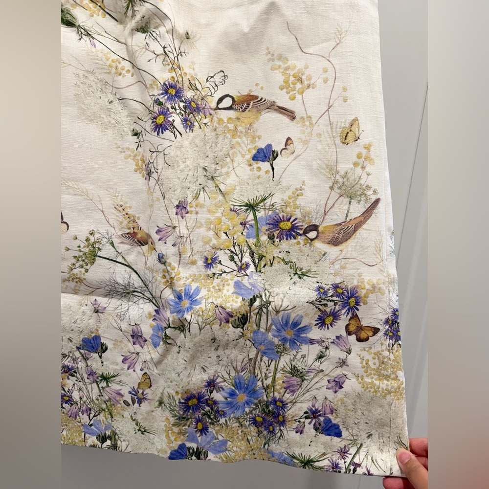 AU0P NWT Zimmermann Harmony Floral- print linen midi skirt - Picture 8 of 12